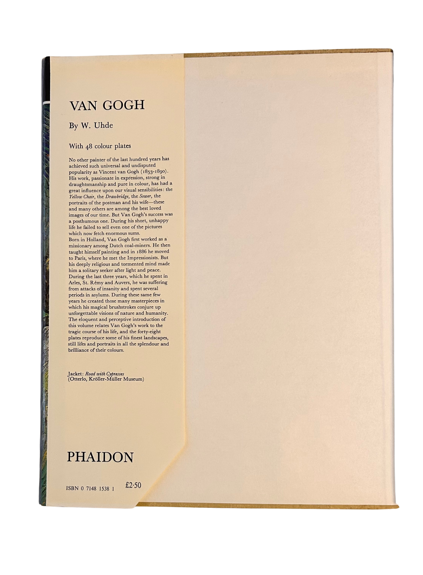 Van Gogh — Phaidon Press (1972) — 48 Full-Color Plates — Excellent Condition
